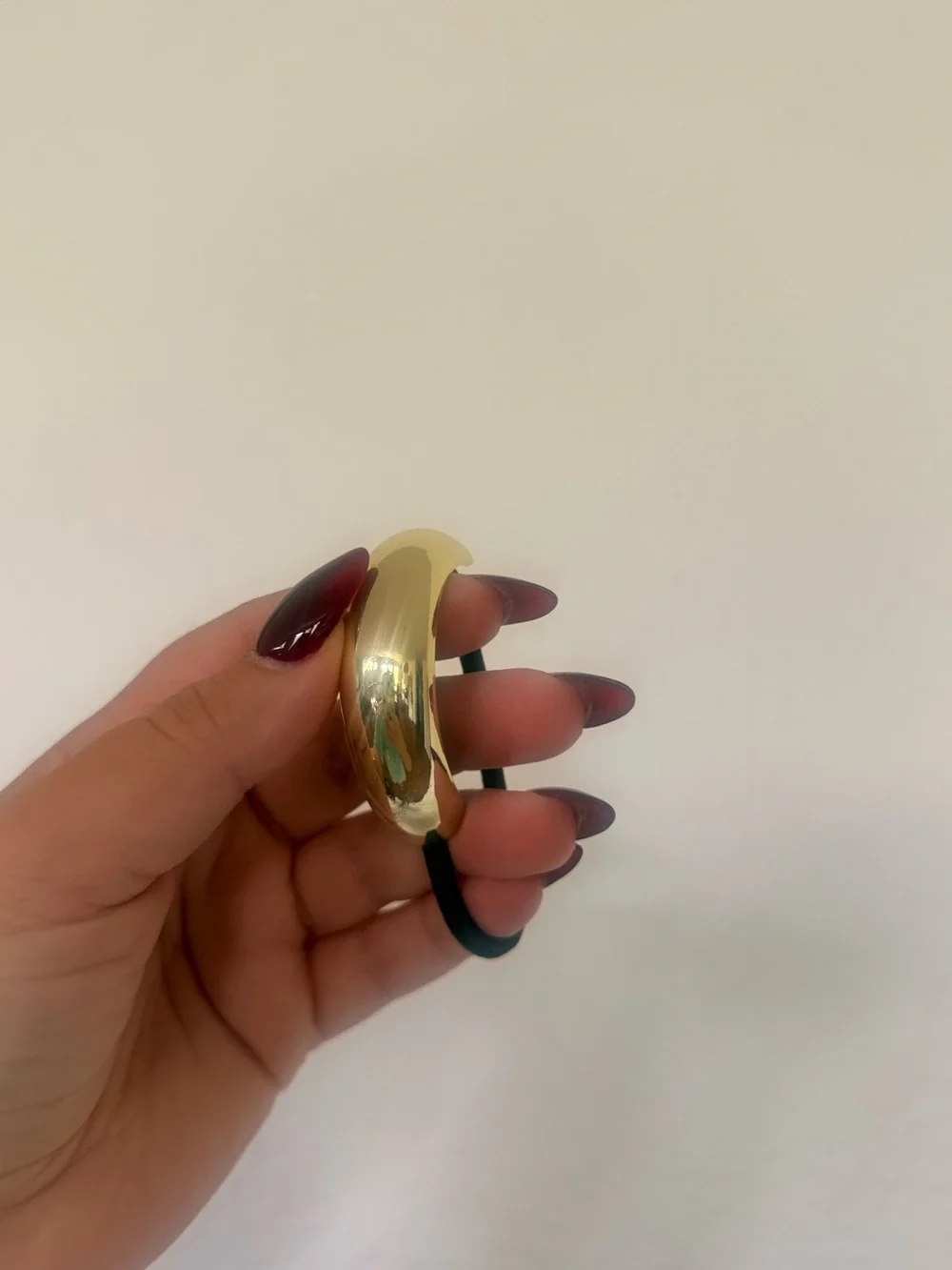 Gold hair accessories